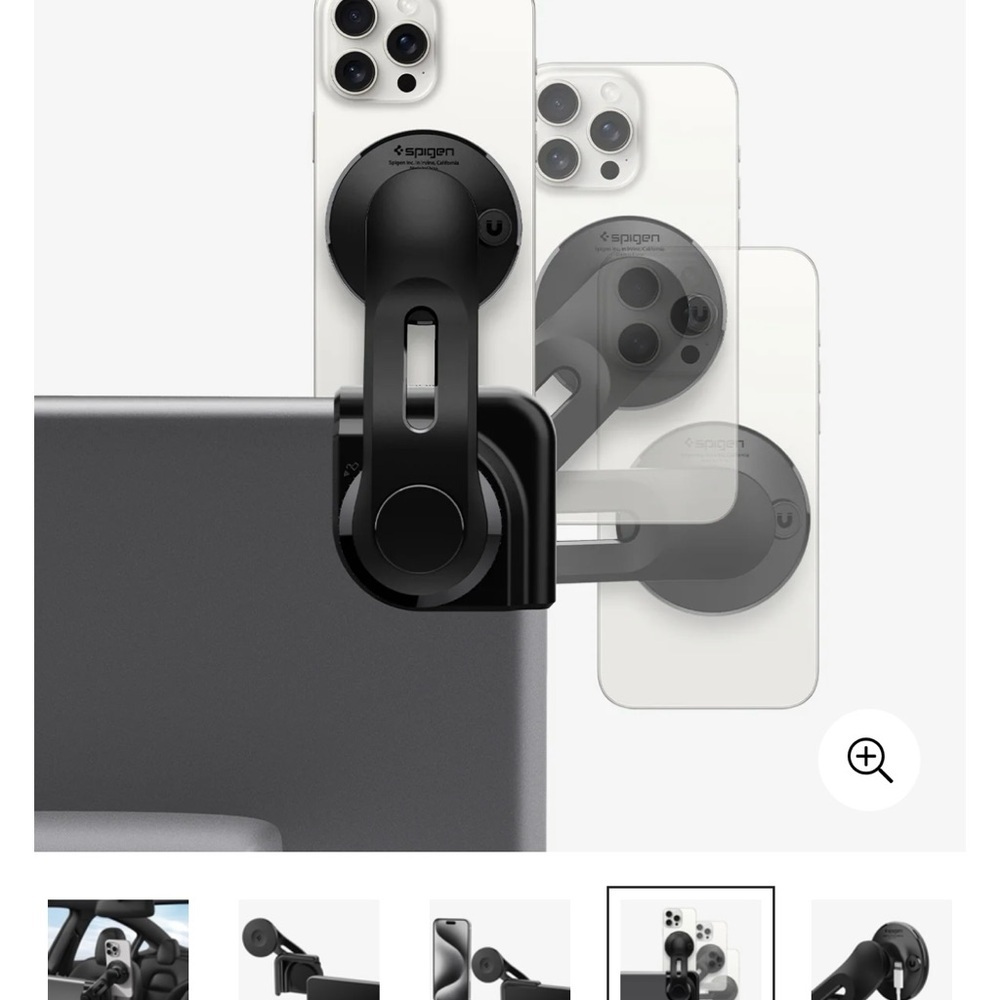 Black MagSafe Car Mount for Tesla Models‎ - Picture 4 of 8